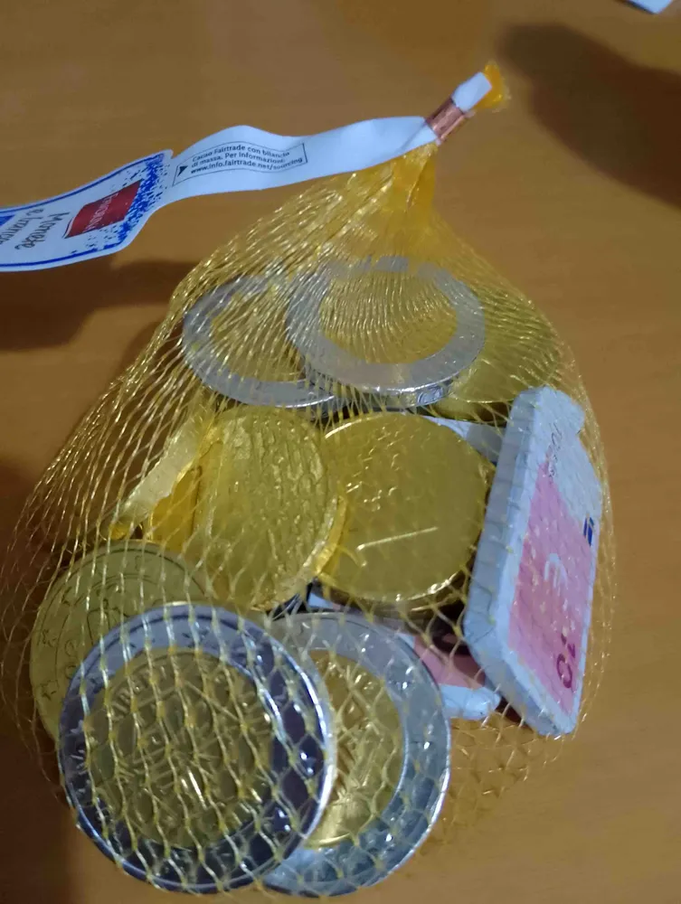 Monete di cioccolato