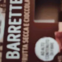 Barrette frutta secca e cioccolato