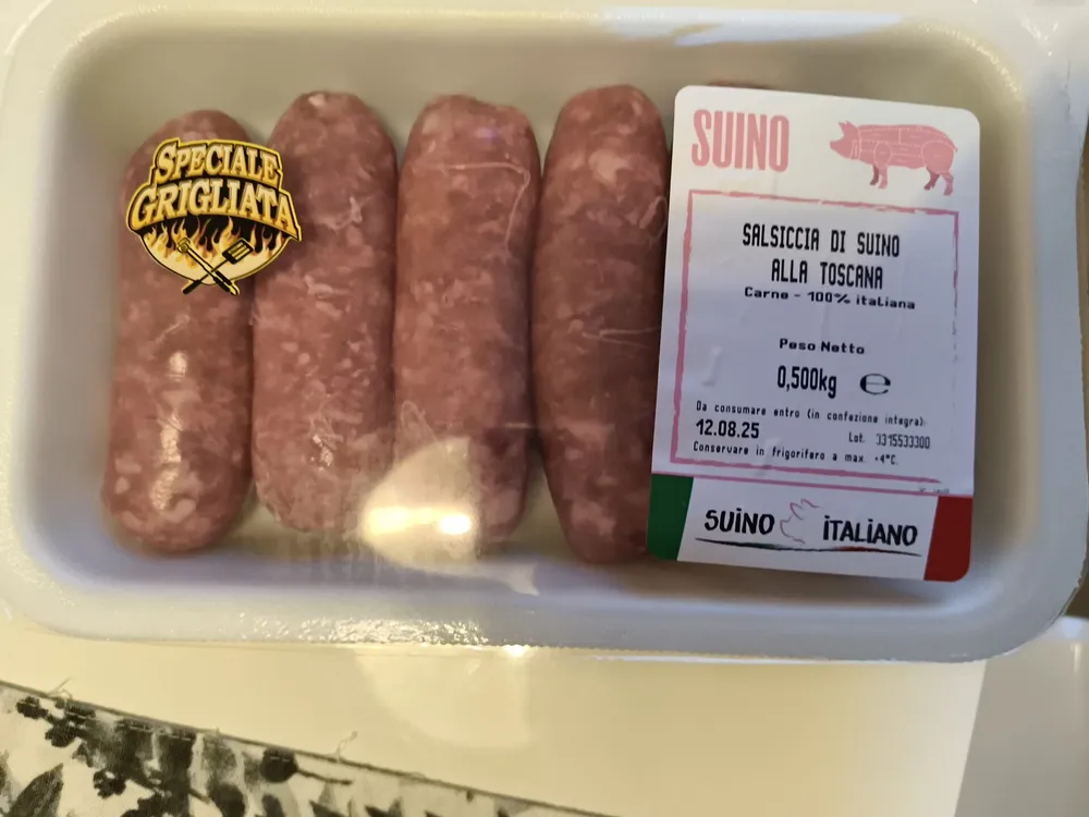 Salsiccia di suino alla toscana