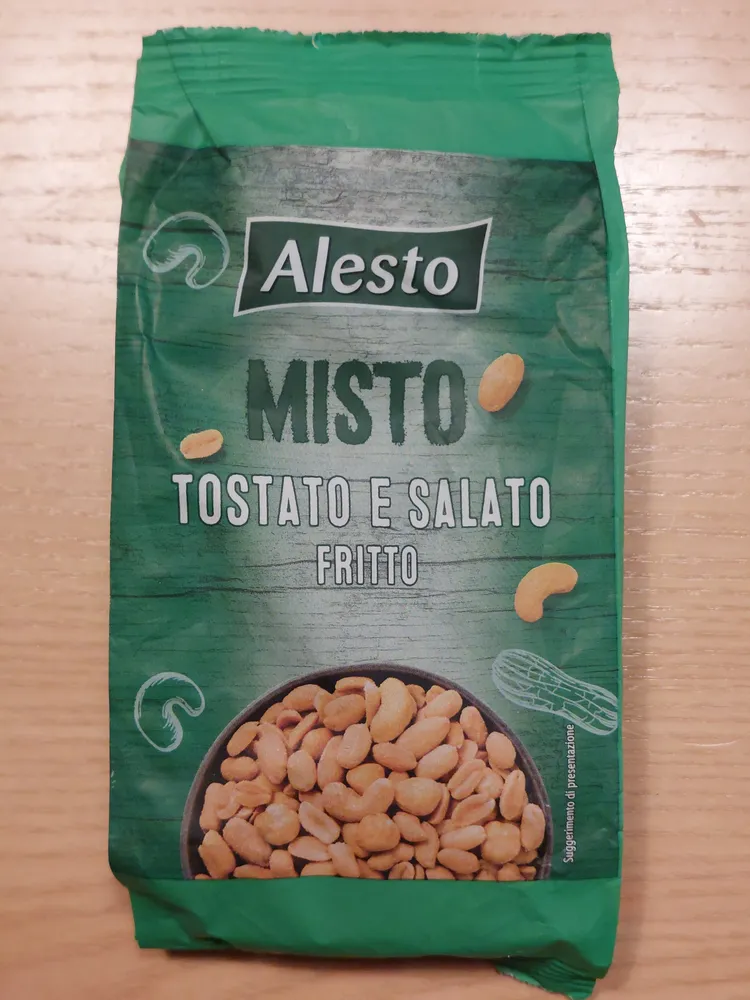 Misto tostato e salato fritto