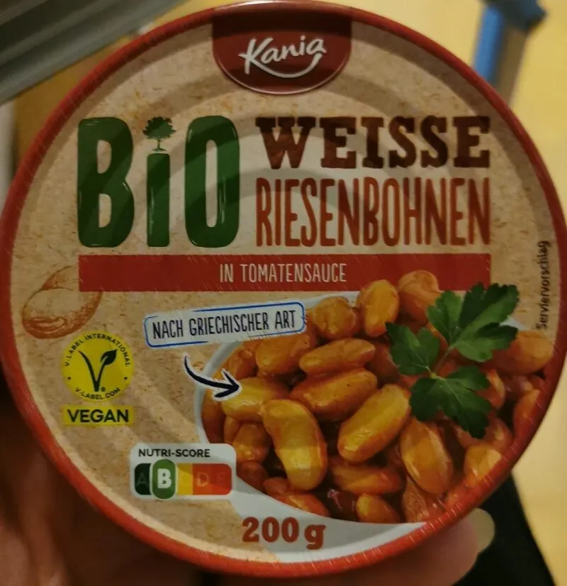 Weisse Riesenbohnen in Tomatensauce