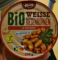 Weisse Riesenbohnen in Tomatensauce
