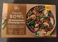 Vegane Bowl Dinkelweizen Champignons