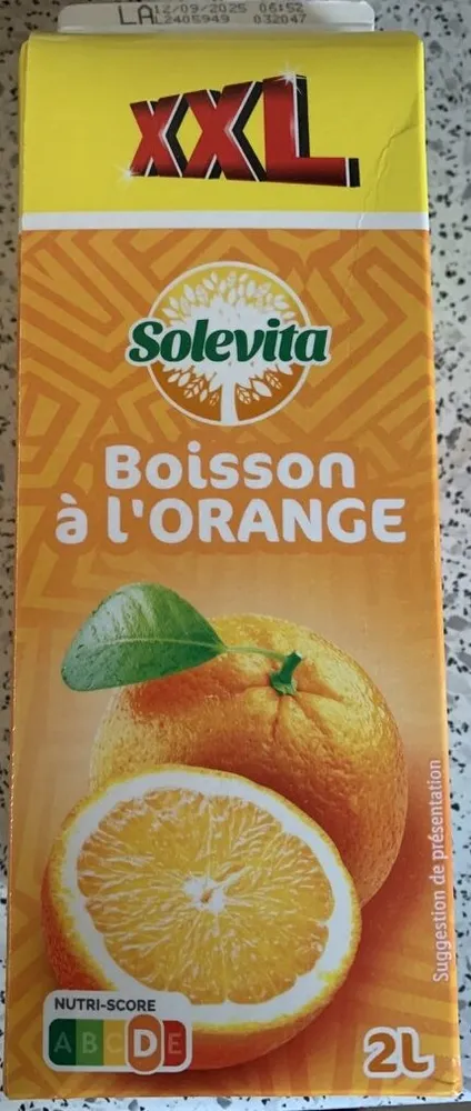Boisson à l'orange