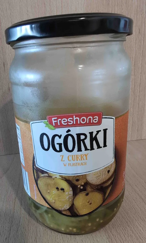 Ogórki z curry