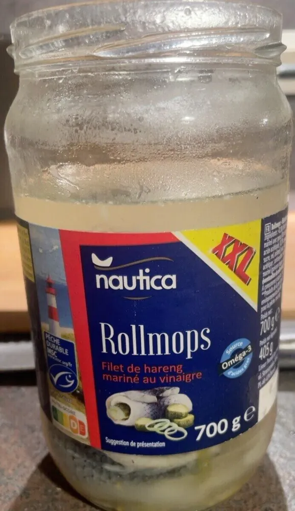 Rollmops Filet de hareng mariné au vinaigre