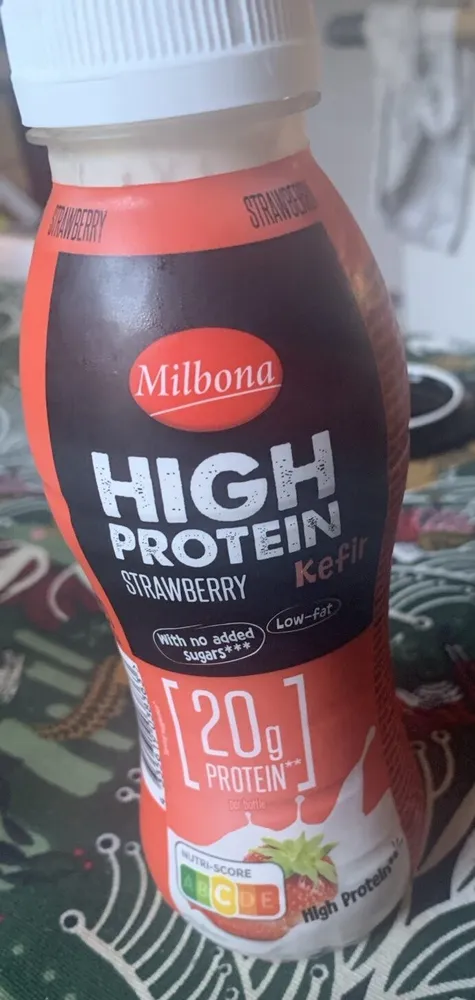 High Protein Strawberry Kefir