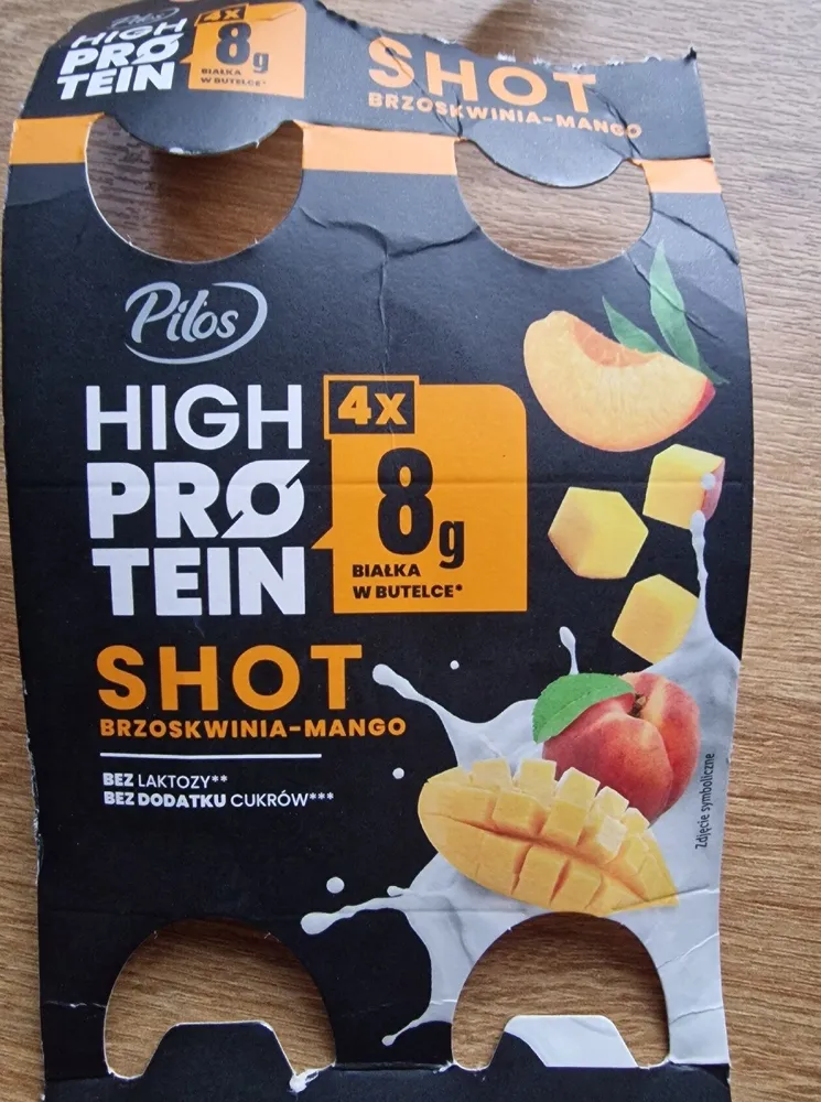 High Protein Shot Brzoskwinia Mango