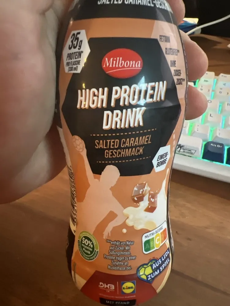 High Protein Drink Salted Caramel