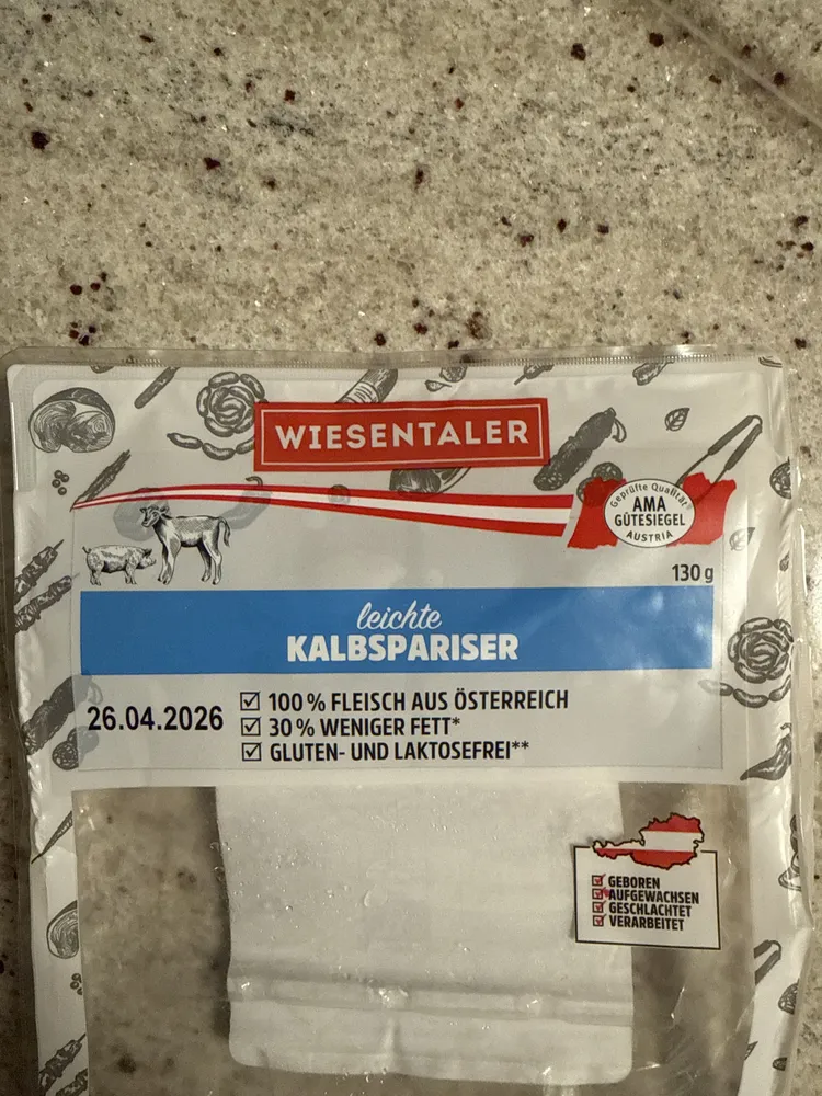 Leichte Kalbspariser