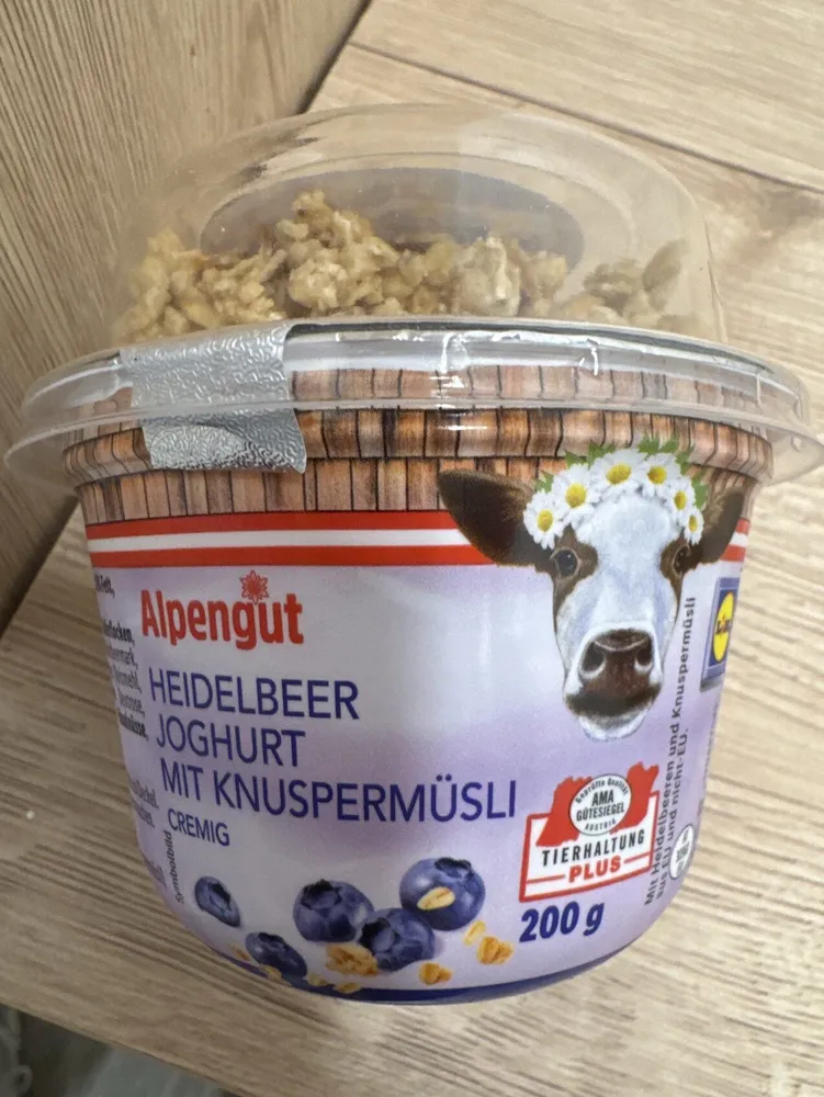 Heidelbeer Joghurt Mit Knuspermüsli