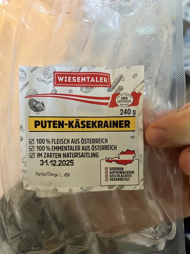 Puten Käsekrainer