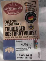 Thüringer Rostbratwurst
