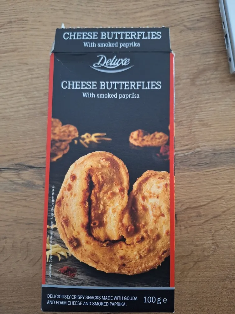 Cheese Butterflies (With Smoked Paprika)