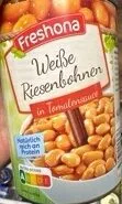 weiße Riesenbohnen in Tomatensoße