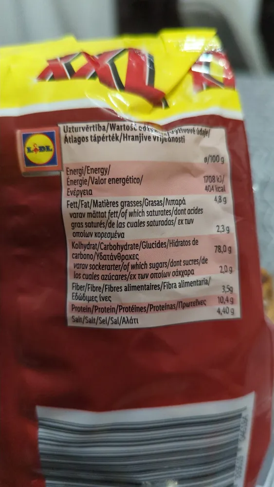 Salted pretzels