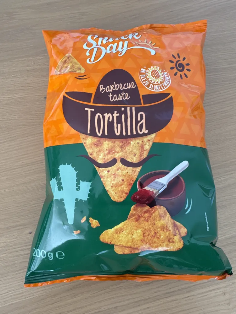 Tortilla barbecue taste
