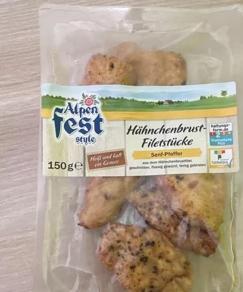 Hähnchenbrust Filetstücke Senf-Pfeffer