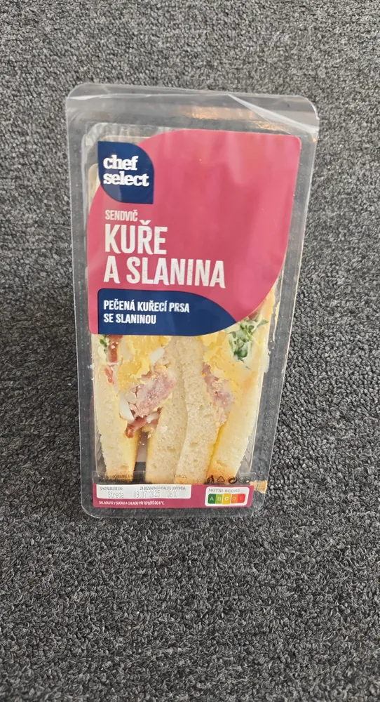 Sendvič kuře a slanina