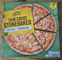 Thin Crust Four Cheese Pizza