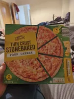 Thin Crust Stone Baked Four Cheese Pizza