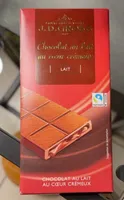 Chocolat au lait au cœur crémeux