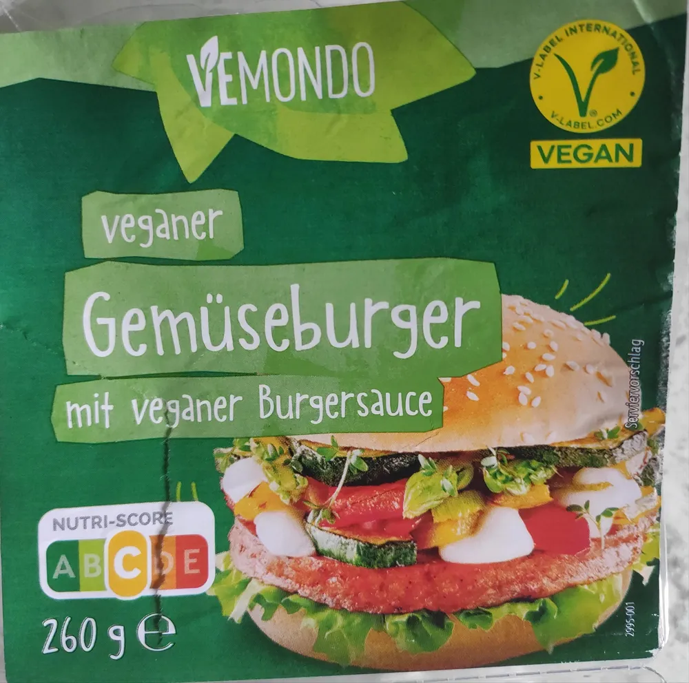 Veganer Gemüseburger