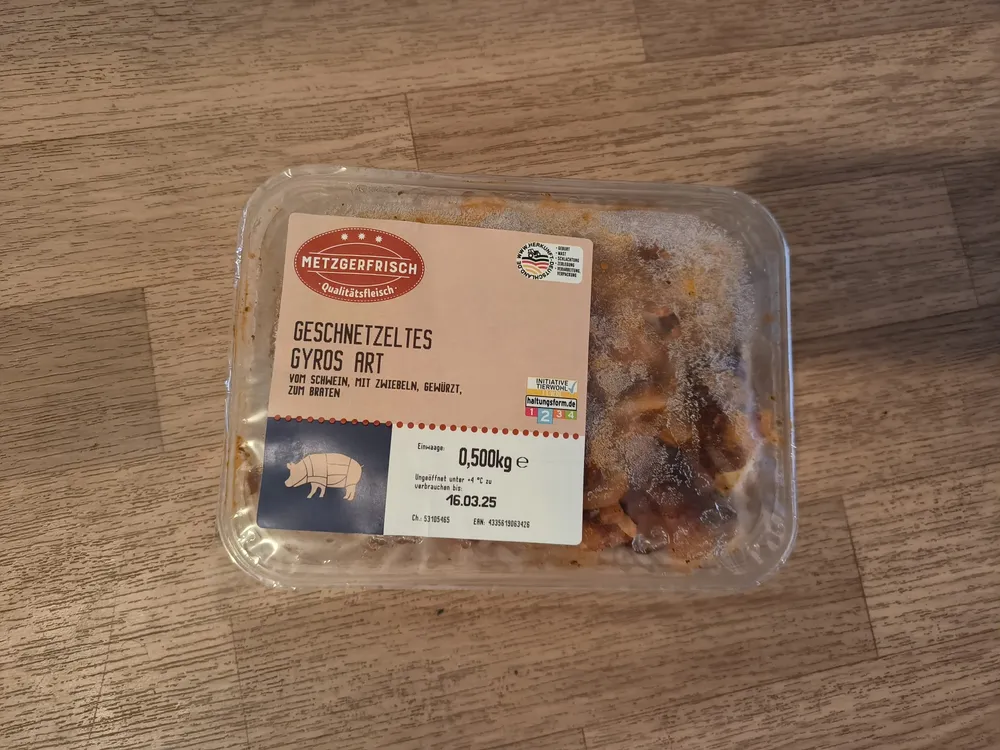 Geschnetzeltes Gyros Art