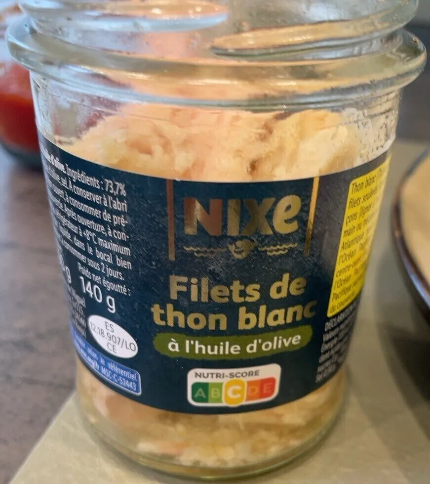 Filets de thon blanc à l’huile d’olive