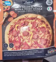 Spicy Salami And Pepper With A Honey Drizzle Pizza