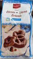 Mini Herzen Sterne Bretzeln Vollmilch