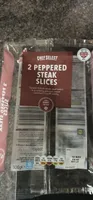 2 Peppered Steak Slices