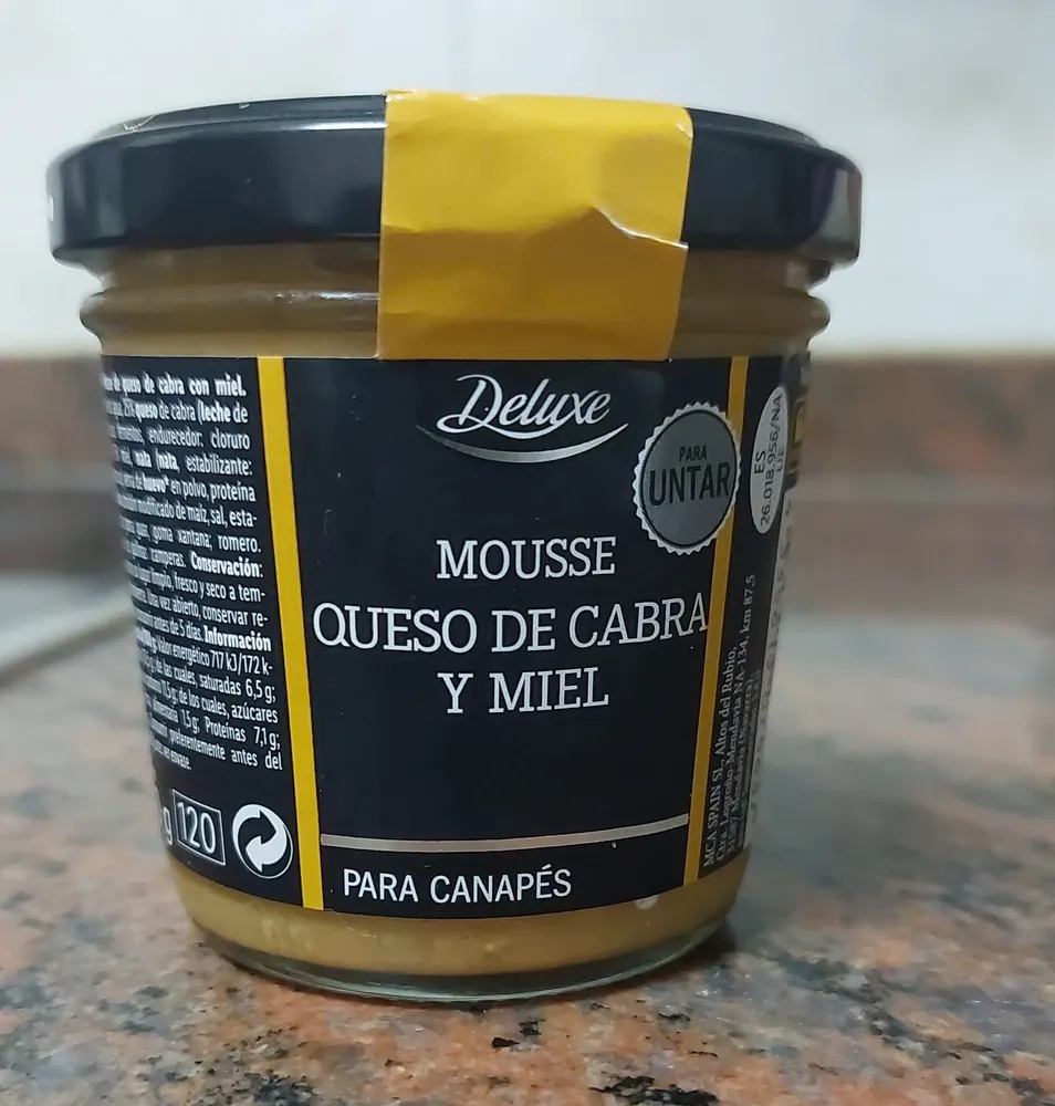 Mousse para untar - Queso de cabra y miel