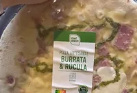 Pizza Artesanal Burrata Y Rúcula