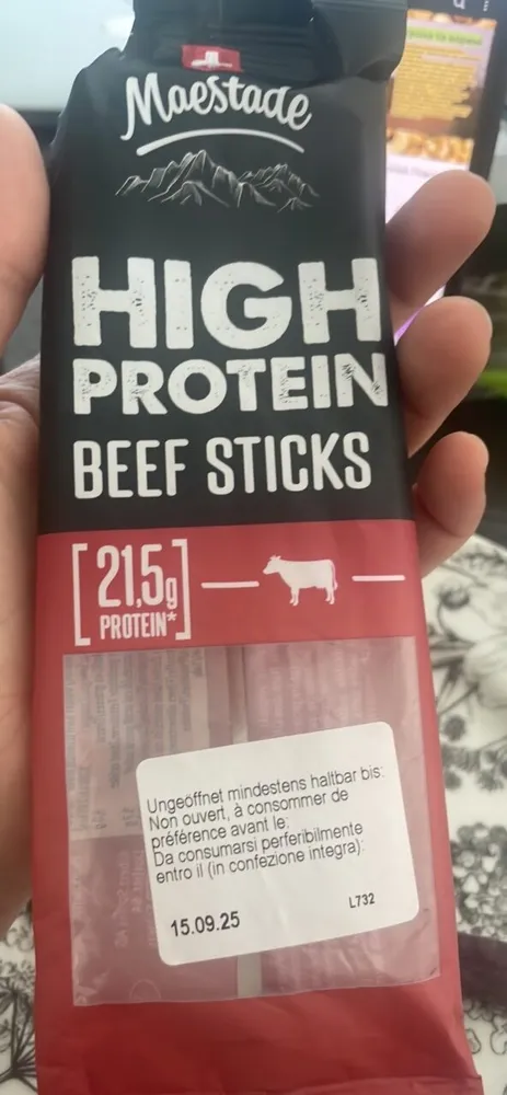 HIGH PROTEIN BEEF STICKS