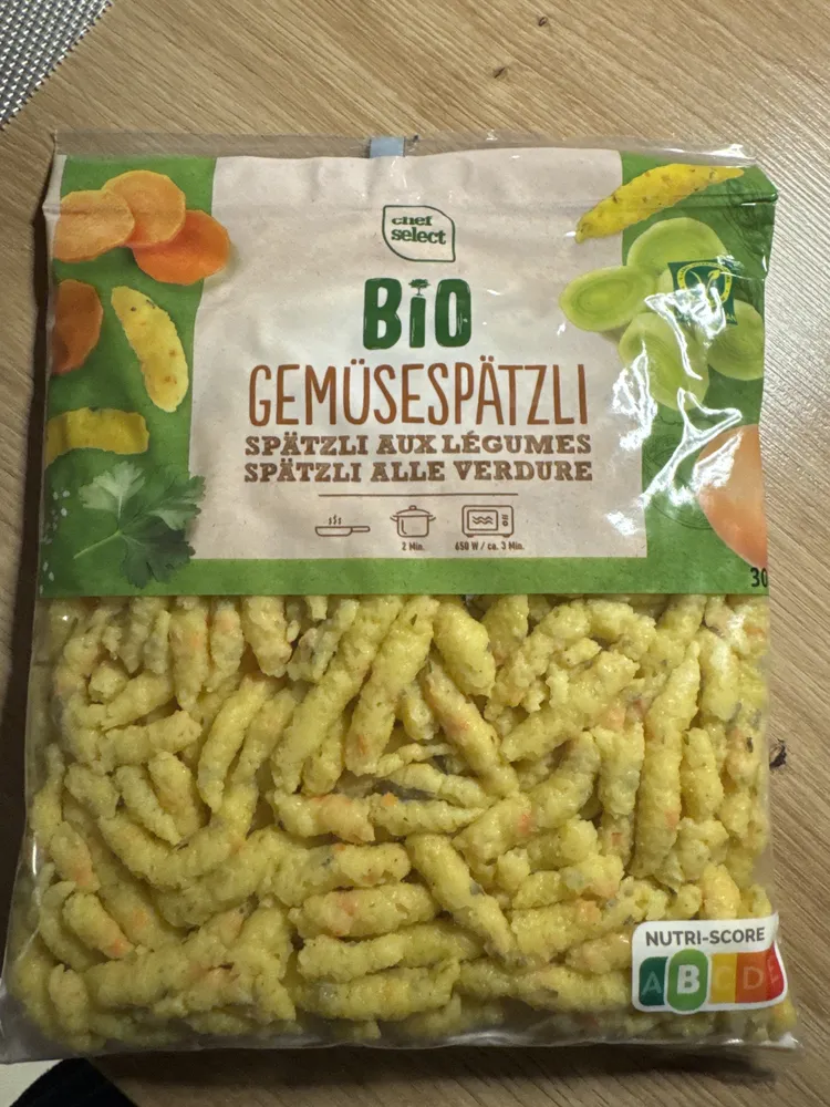 Gemüsespätzli