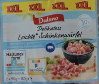 Leichte Schinkenwürfel