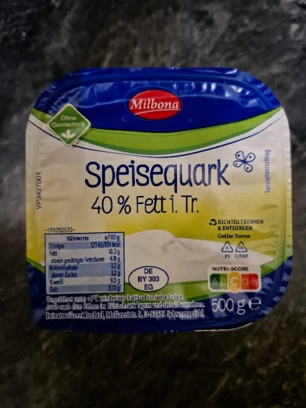 Speisequark 40% Fett
