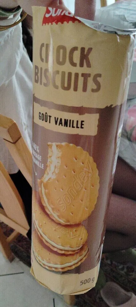 Sondey CROCK BISCUITS GOÛT VANILLE AVEC 46% FOURRA