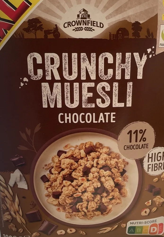 Crunchy muesli chocolate