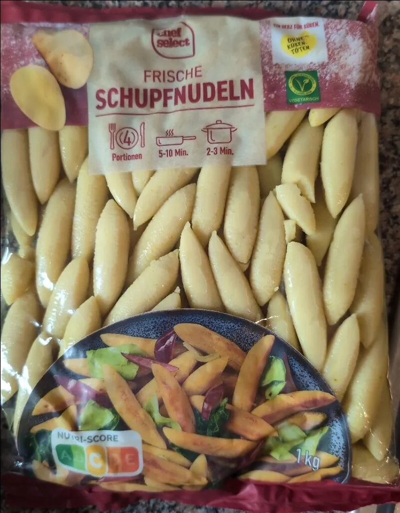 Frische Schupfnudeln