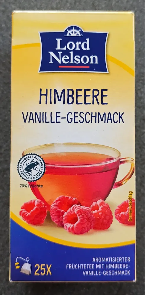 Himbeere-Vanille Früchtetee