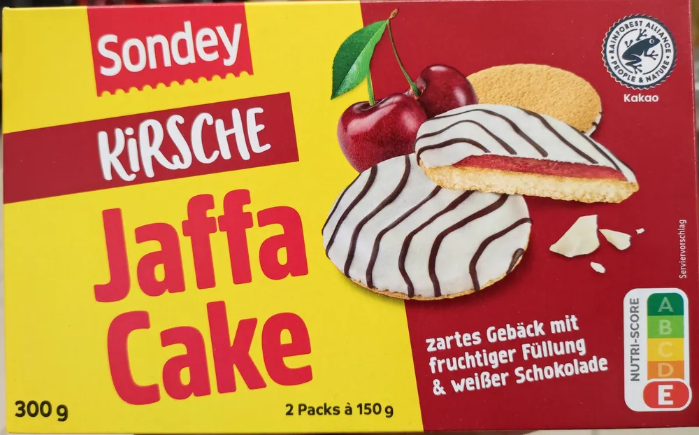 Kirsche Jaffa Cake