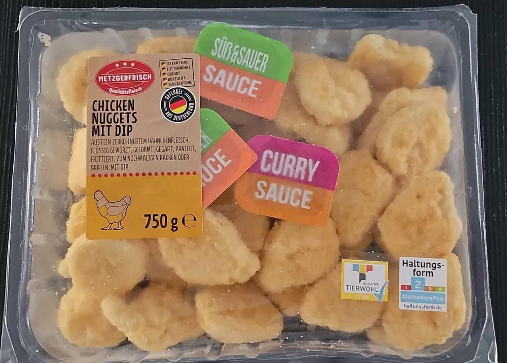Chicken Nuggets mit Dip