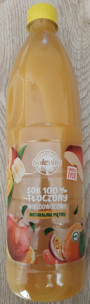 SOK 100% TŁOCZONY WIELOOWOCOWY NATURALNIE MĘTNY