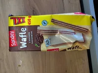 Wafle kakaowe z kremem