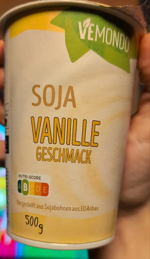 Soja Vanille Geschmack