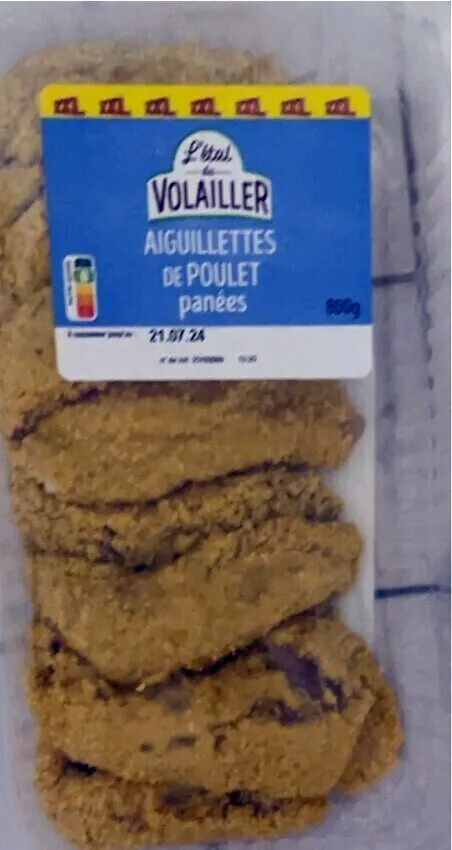 Aiguillettes de poulet panées