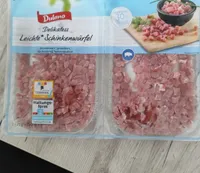 Leichte Schinkenwürfel