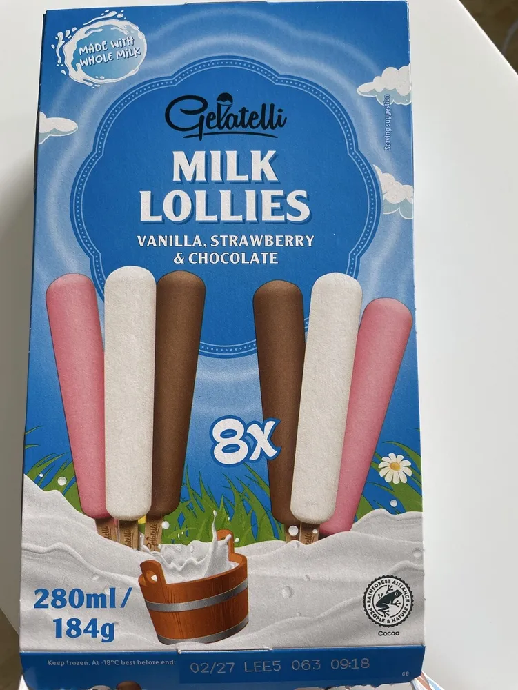 Milk Lollies